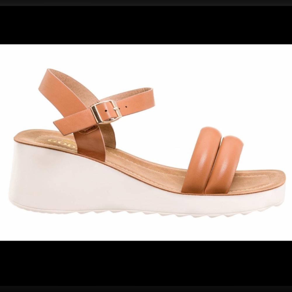 Lady Godiva Layla Open Toe Wedge Sandals